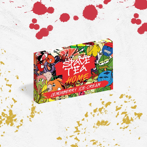 Табак для кальяну Кальянна чайна суміш Space Tea Home 40g (Lemonberry Ice-Cream)