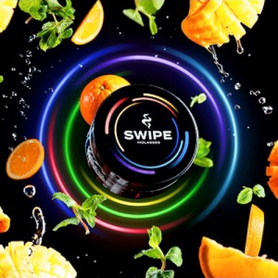 Табак для кальяну Безтабачна суміш Swipe 50g (Mango Orange Mint)