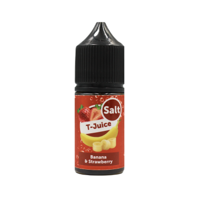 Жидкость T Juice Salt 30мл (Banana Strawberry) на солевом никотине