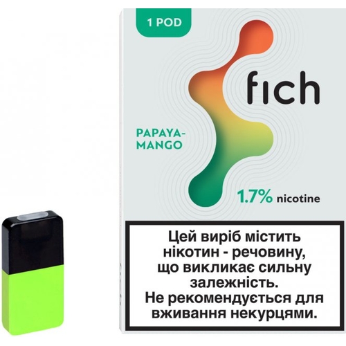 Картриджи Fich (Papaya Mango) 1.7%