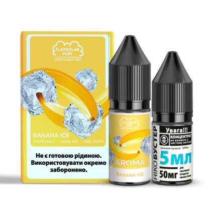 Flavorlab Puff 10ml - Banana Ice