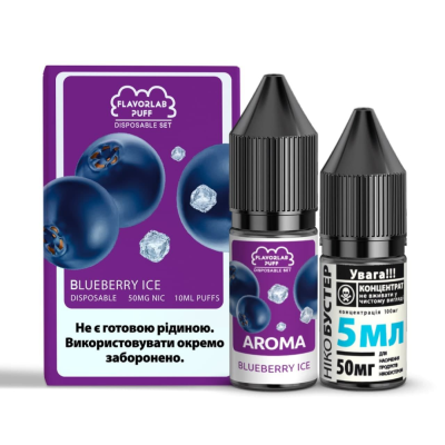 Жидкость Flavorlab Puff 10ml - Blueberry Ice на солевом никотине