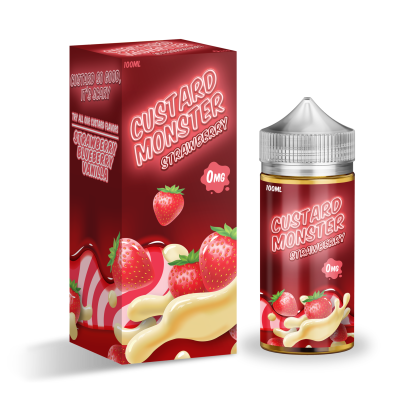 Custard Monster 100мл - Strawberry