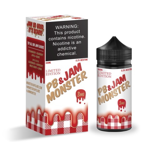 Премиум жидкость Jam Monster P&B 100мл - Strawberry