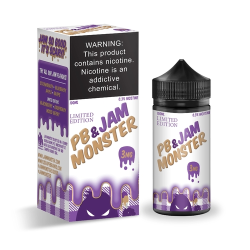 Премиум жидкость Jam Monster P&B 100мл - Grape