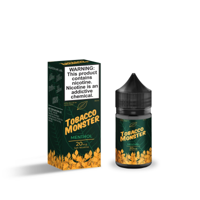 Рідина Tobacco Monster 30мл - Menthol на сольовому нікотині