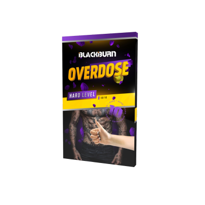Табак для кальяна Black Burn 100g (Overdose Hard Level)
