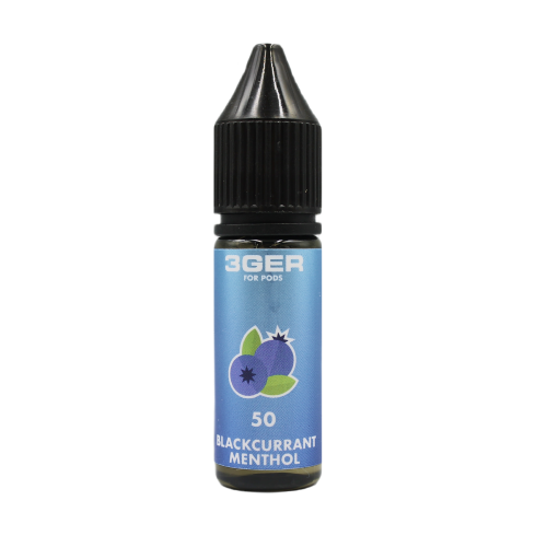 Жидкость 3Ger Salt 15мл - Blackcurrant Menthol на солевом никотине