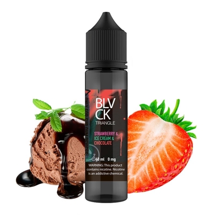 Black Triangle 60мл - Strawberry Chocolate Ice Cream