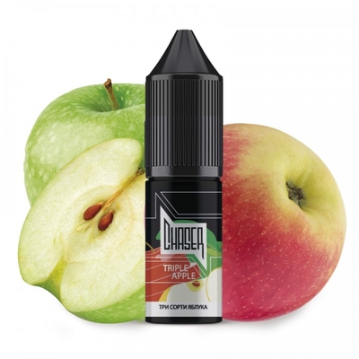 Жидкость Chaser Black Salt 15мл - Triple Apple на солевом никотине