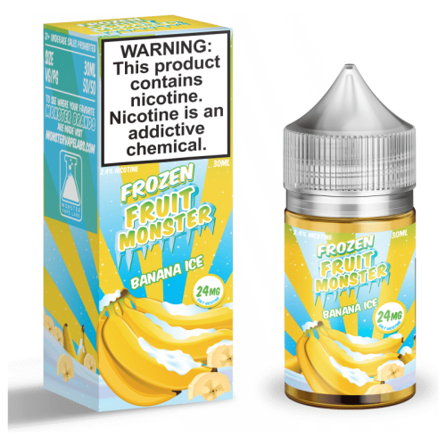 Жидкость Fruit Monster Ice Salt 30мл - Banana Ice на солевом никотине