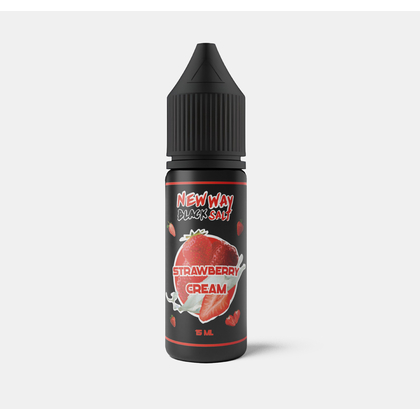 New Way Black Salt 15мл (Strawberry Cream)