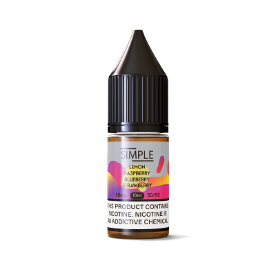 Жидкость Simple Salt 10мл (Lemon Raspberry Blueberry Strawberry) на солевом никотине